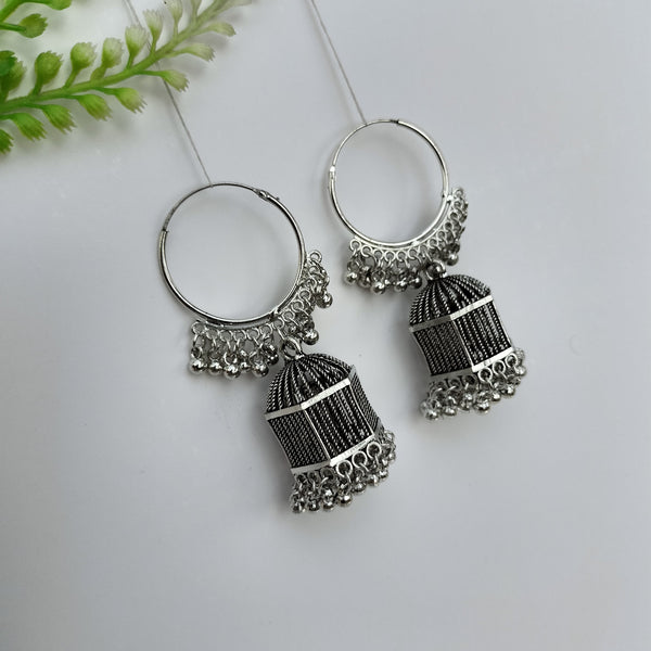 Cage Design Jhumka earring